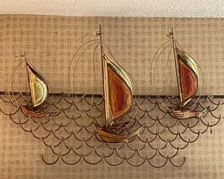 Metal sail boats