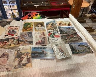 Vintage look tin wall pictures