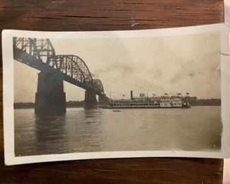 Vintage Eads bridge photo