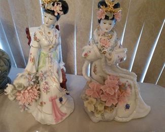 Vintage Oriental Porcelain Figurines