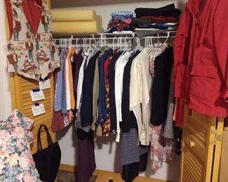 We have 3 closets full of clothes & king bed is loaded with folded piles.