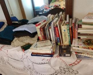 This home has alot of books spread throughout the home