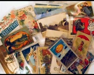 Antique Postcards mostly from the Golden Age (1907-1915.) Halloween, Christmas, New Year, Real Photo, Easter, Thanksgiving. More!