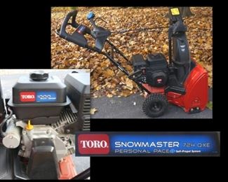 Like New Toro 1000 Snowmaster Snowblower.