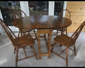 Tables and Chairs. Gateleg.