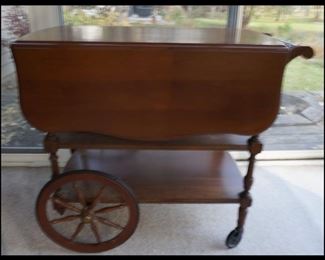 Nice Walnut Tea Cart.