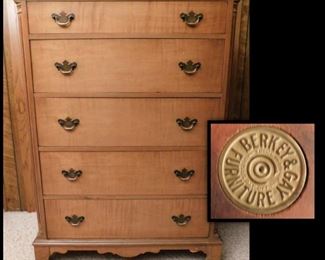 Berkey and Gay Five Drawer Chest.