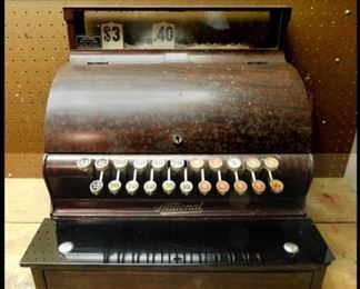 1923 Antique National Cash Register. Model 724.