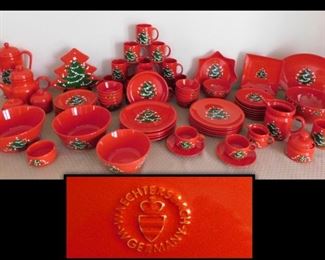 Waechterbach Christmas Dishes.