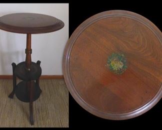 Antique Walnut Victorian Plant Stand.