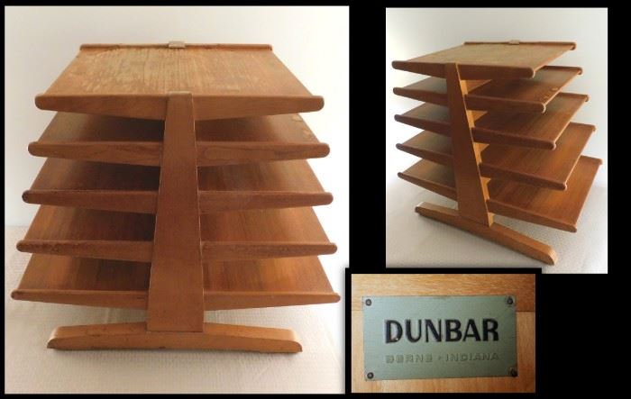 Tree stand magazine rack designed by Edward Wormley for Dunbar.
