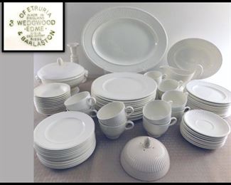 75 piece Edme Wegwood & Barlaston. Ofetruria China.