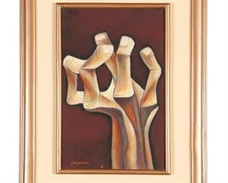 OSWALDO GUAYASAMIN (ECUADORIAN, 1919-1999)
oil painting