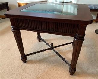 Cherry end and coffee table set