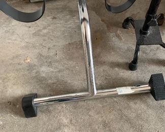 Instrument folding cycle foot bike for under desk, chair