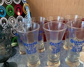 Olympia beer Glases
