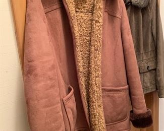 Women’s leather coats - size medium