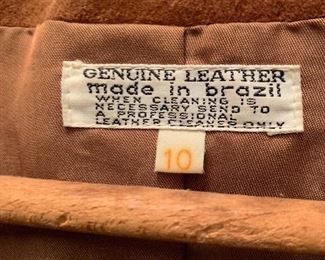Women’s leather coat - Made in Brazil