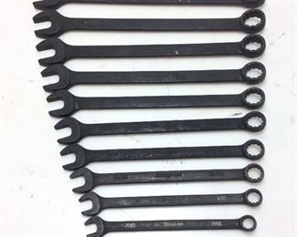 11 SNAP ON FLANK DRIVE COMBINATION WRENCHES