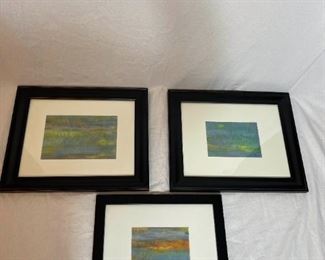 Acrylic Water Garden Paintings