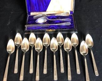Antique 1847 Roger Bros. Childs Silverware Set