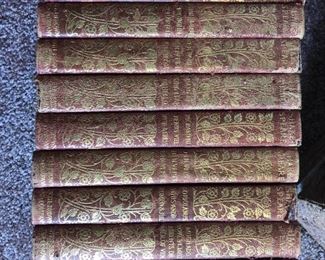 Antique 1912 Leather Shakespeare Books