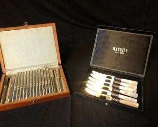 Antique Fruit Knives and Nutcracker Set