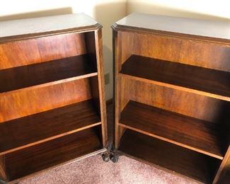 Antique Gulbransen Company Mahogany Book Shelves