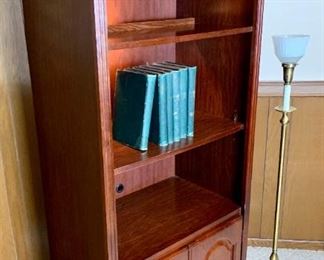 Book Shelf and Floor Lamp