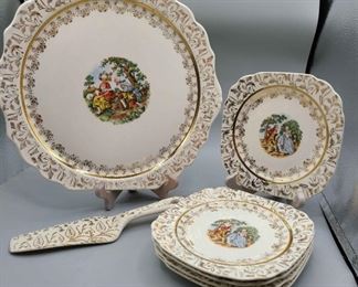 Cake Platter and Plates