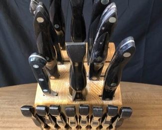 Cutco Knife Set with Block