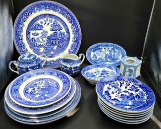 Japanese Themed Blue China