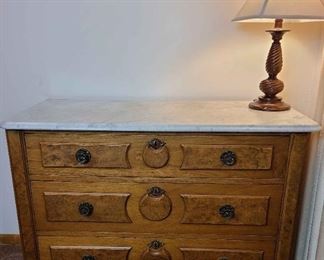 Marble Topped Chest of Drawers