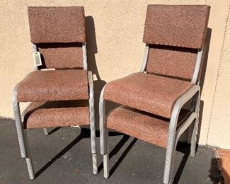 12 Wear-ever chairs sold as set of 4