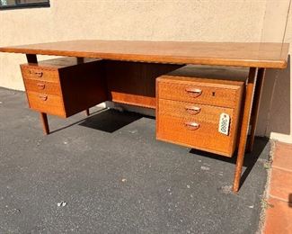 Kai Kristiansen teak floating top desk