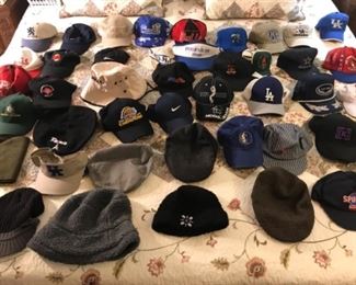 Hats, Hats, Hats College, NBA, ARMY, OTHERS. MOST ARE BRAND NEW. 
