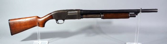 Stevens 620 12 ga Pump Action Shotgun SN# 18750, WWII, Riot Gun, Marked U.S.
