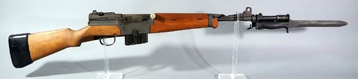 French MAS 49/56 7.5 x 54 French Rifle SN# H 42099, With Bayonet (With Scabbard) And Leather Sling
