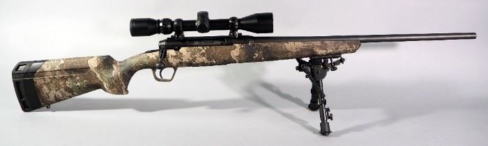 Savage Arms Axis .308 WIN Bolt Action Rifle SN# N740924, With Weaver 3-9x Scope And Bipod
