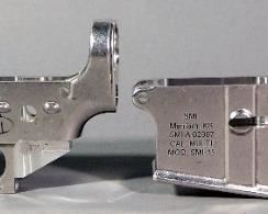 SMI Model SMI-15 Forged Aluminum Multi-Cal Lower Receivers, SN# SMI-A 02996 And SMI-A 02997, Qty 2, See Description
