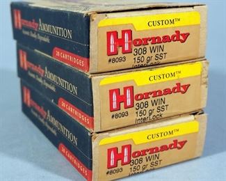Hornady .308 WIN Ammo, Approx 60 Rds, Local Pickup Only
