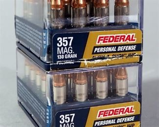 Federal .357 Magnum Ammo, Approx 35 Rds, Local Pickup Only
