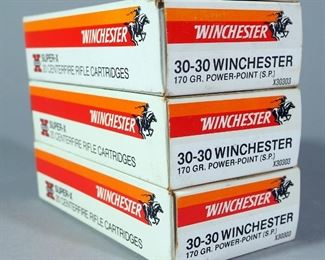 Winchester 30-30 WIN Ammo, Approx 60 Rds, Local Pickup Only
