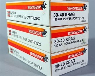 Winchester 30-40 Krag Ammo, Approx 60 Rds, Local Pickup Only

