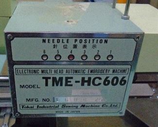 TAJIMA TMEHC606 MACHINE