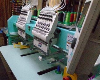 TAJIMA 2 HEAD EMBROIDERY MACHINE