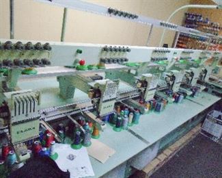 TAJIMA 6 HEAD EMBROIDERY MACHINE