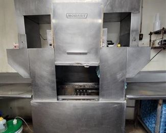 Hobart Conveyor Style Dish Washing Machine Model C44A