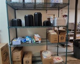 Green Metro Rack Shelving