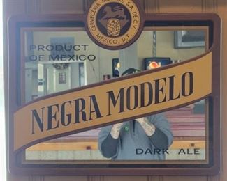 Negra Modelo Mirror Bar Decor